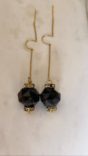 Raw Garnet Drop Threaders