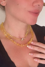 SOLD~Citrine Necklace 8mm
