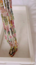 Natural Multi Tourmaline Gemstone Necklace.