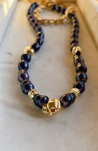 Skull & Pearl Strand Necklace.