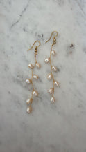 Freshwater Pearl Vine Earrings