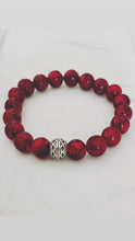 Red Fire Quartz Stretch Bracelet.