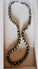 SOLD~Green Pearl Necklace.