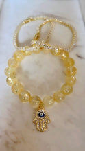 Citrine Evil Eye Bracelet.