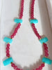 Pink Jade & Turquoise Necklace