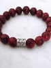 Red Fire Quartz Stretch Bracelet.