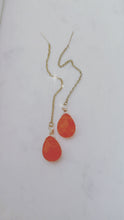 Carnelian Teardrop Earrings