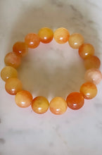 Carnelian 12mm Stretch Bracelet.