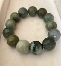 Natural Burma Jade Stretch Bracelet 18mm