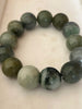 Natural Burma Jade Stretch Bracelet 18mm