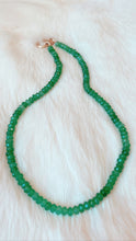 Green Agate Choker Necklace.