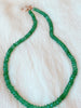 Green Agate Choker Necklace.