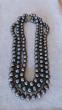 SOLD~Triple Row Cultured Pearls Necklace.