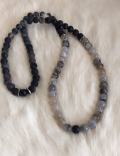 SOLD~Agate Beaded Stone Necklace.