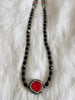 Red Celtic Hematite Necklace.