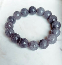Labradorite 12mm Stone Stretch Bracelet.