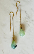 SOLD~Peruvian Opal Threader Earrings