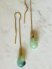 SOLD~Peruvian Opal Threader Earrings