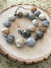 Ocean Jasper & Celtic Rondells Necklace.