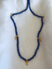 Cobalt Blue Charm Choker Necklace.