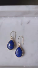 SOLD~Lapis Teardrop Earrings