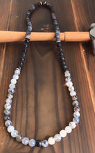 SOLD~Agate Beaded Stone Necklace.