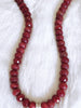SOLD~Red Jade Necklace.