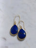 SOLD~Lapis Teardrop Earrings