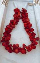 SOLD~Turquoise & Coral Necklace.