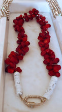 SOLD~Turquoise & Coral Necklace.
