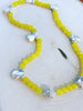 SOLD~Canary Yellow Quartz & Pearl Necklace.