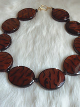 Brown Tiger Stone Necklace.