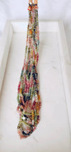 Natural Multi Tourmaline Gemstone Necklace.