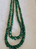 Natural Beryl Emerald Gemstone Necklace.