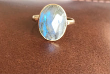 Labradorite ring.