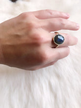 Labradorite ring.