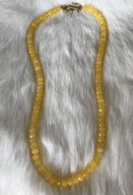 SOLD~Citrine Rondelle Necklace.