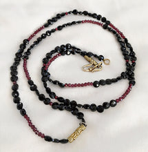 Black Spinel & Rubies Multi-Wear Necklace