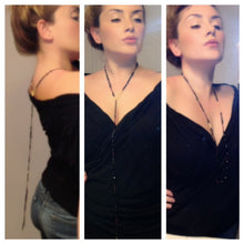 Black Spinel & Rubies Multi-Wear Necklace