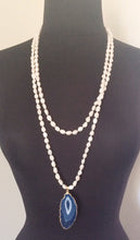 Freshwater Pearls and Agate Necklace.