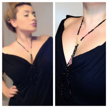 Black Spinel & Rubies Multi-Wear Necklace