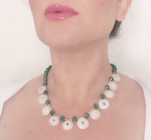 SOLD~Solar Quartz & Green Jade