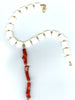 Mother of Pearl & Coral Necklace