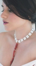 Mother of Pearl & Coral Necklace