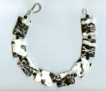 Zebra stone & Onyx Necklace.
